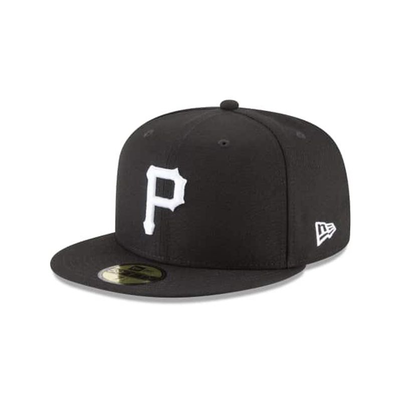 MLB Pittsburgh Pirates Basic 59Fifty Fitted (HEW8118) - Black New Era Caps